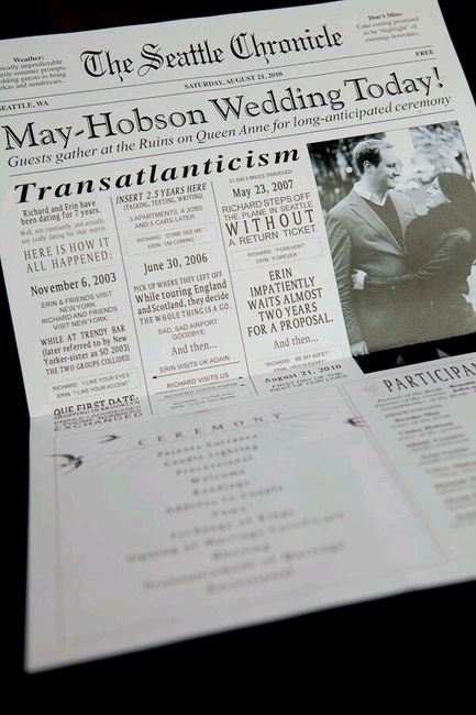 Wedding programs...a must-have?