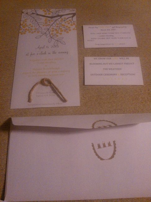 my invitation set diy