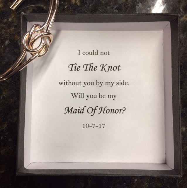 Asking your wedding party