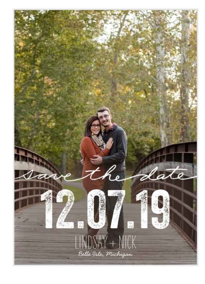 show me off your save the Date!! - 1