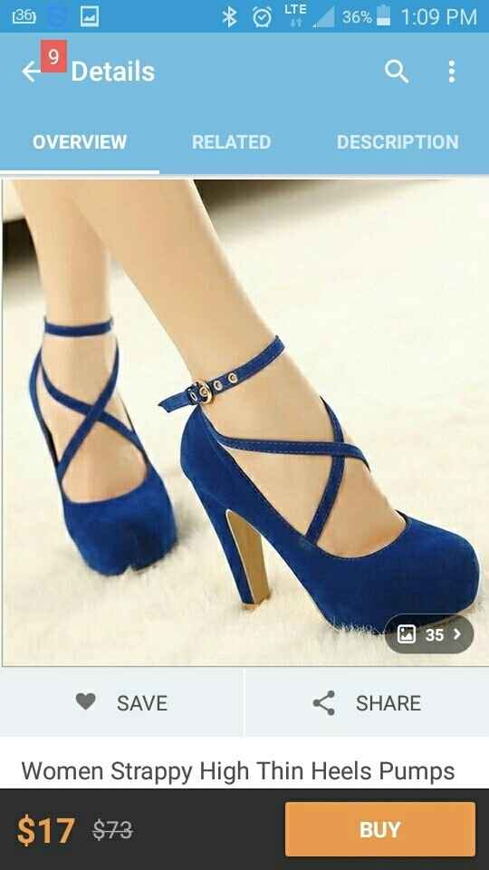 Desperately seeking Navy Blue heels.........