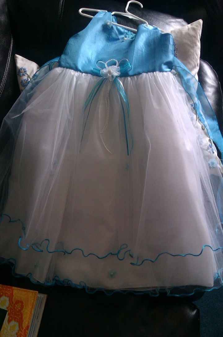 my fraternal twin nieces' are flower girls (5 yrs old) these are the dresses