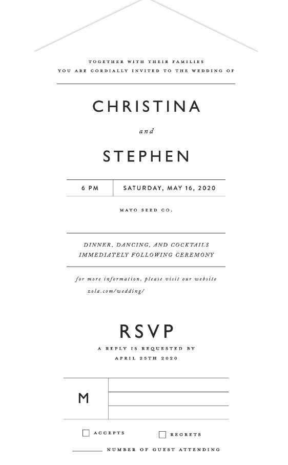 Minted all-in-one invites total review with photos and details! - 1