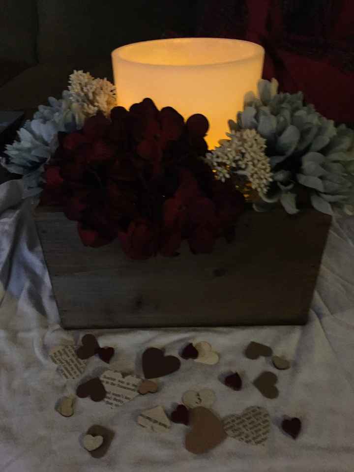 Planter box centerpieces *pics*