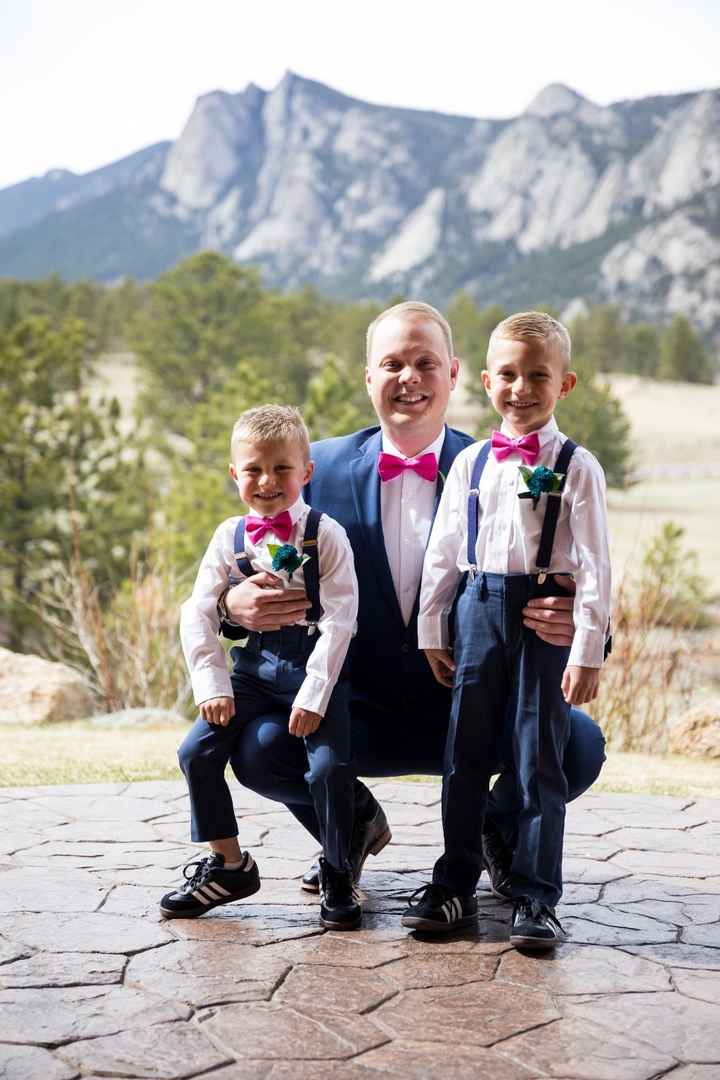 My husband's nephews/ring bearers
