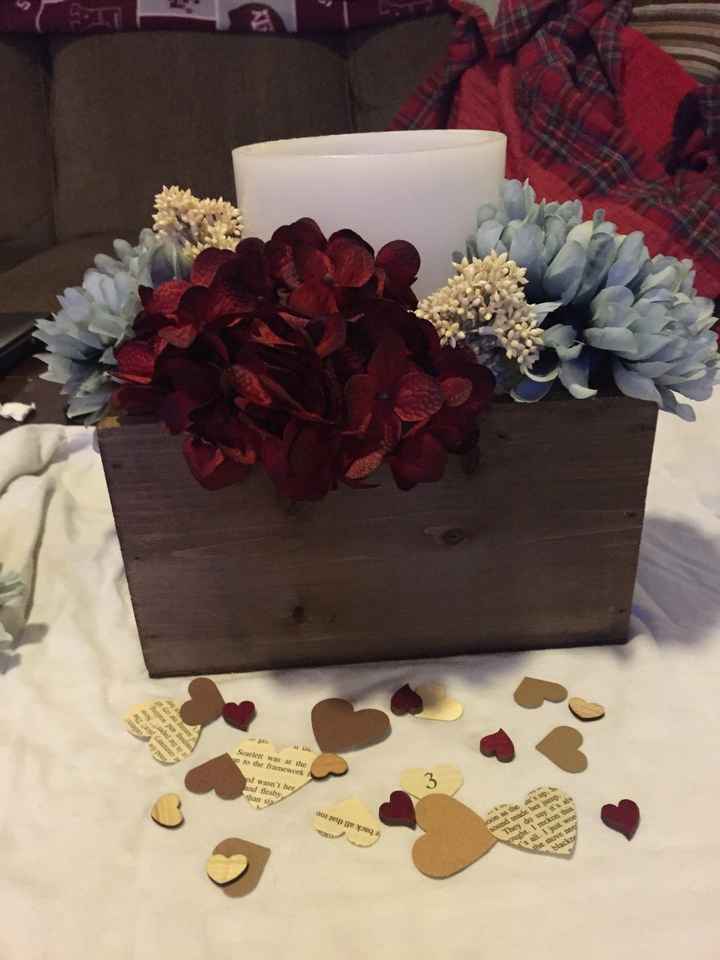 Planter box centerpieces *pics*