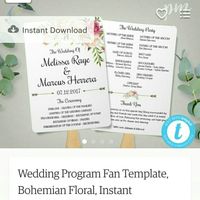 Wedding programs?