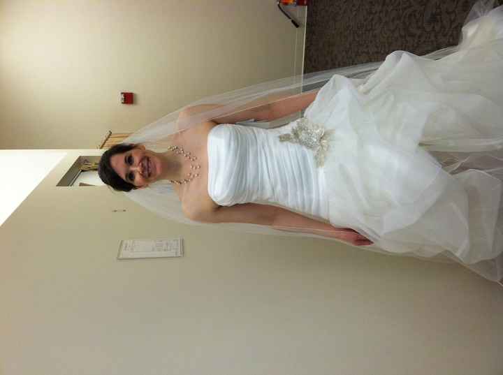 Got my dress today!!  Now I need jewelry help...