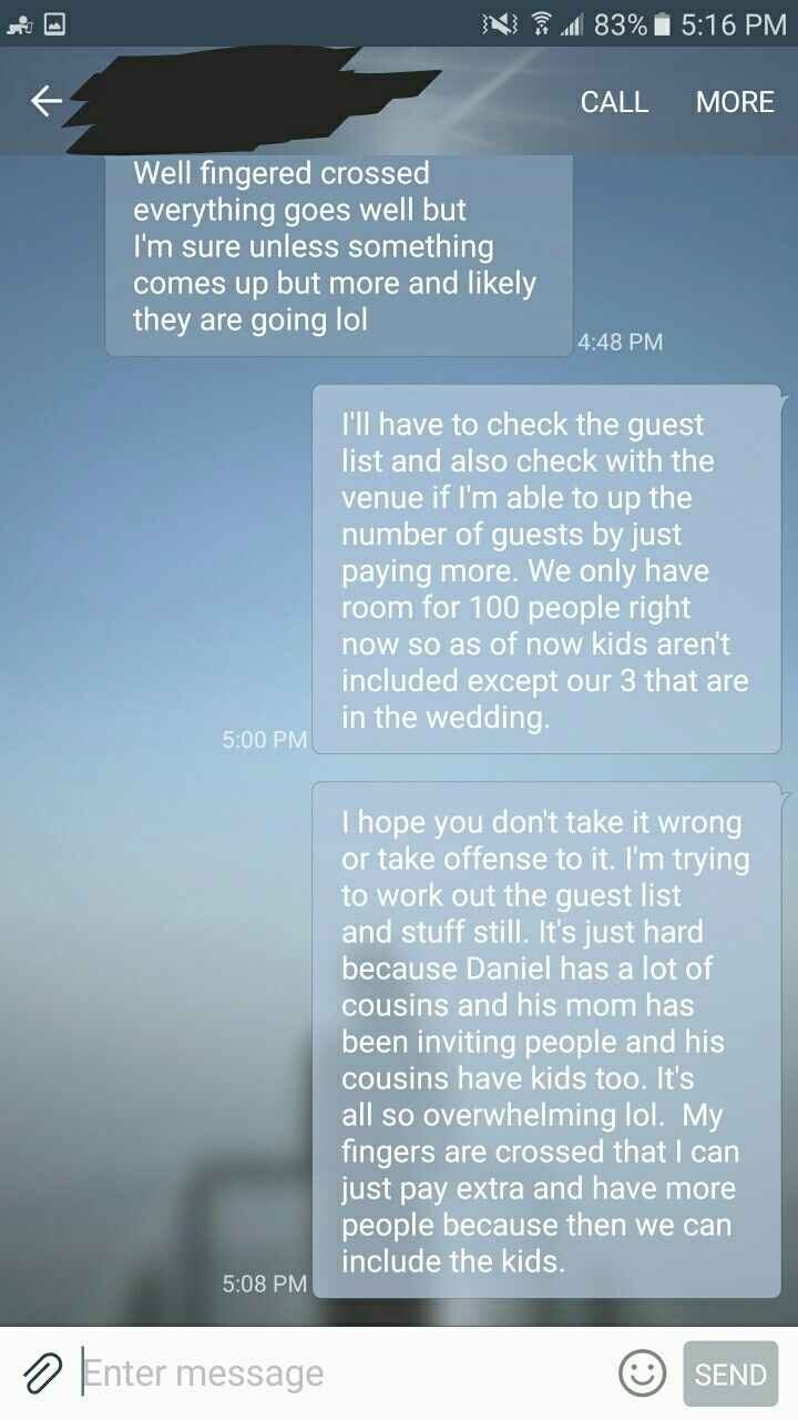 I didn't know how to respond...