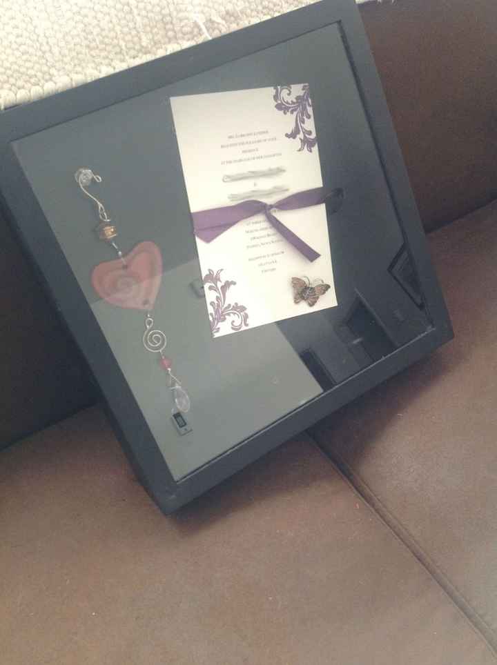 shadow box for sand ceremony