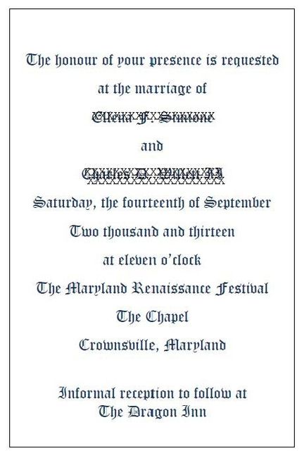 Invitations - Advice Please :)