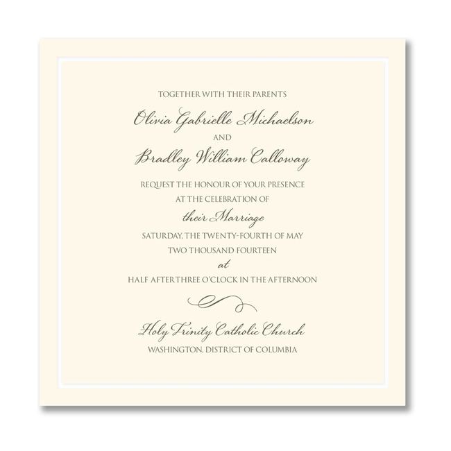Wedding Invitations etiquette