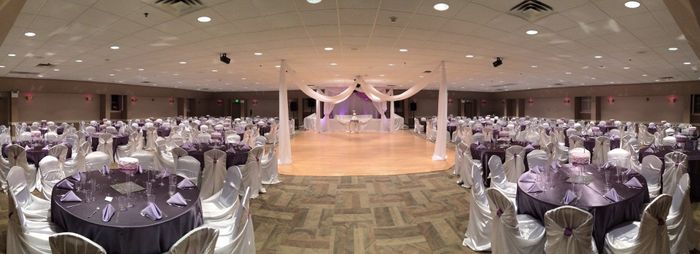 Plz help with how i should seperate dance floor and reception! ahhh