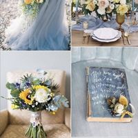 Color palettes that include yellows, golds and mustard - 2