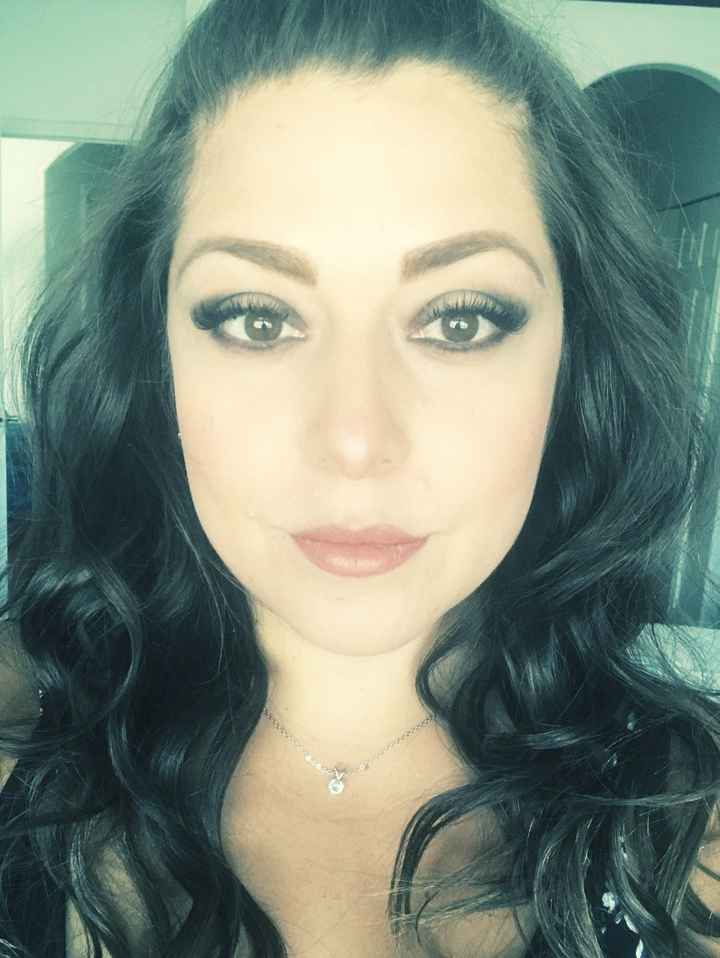 Engagement photo shoot make up