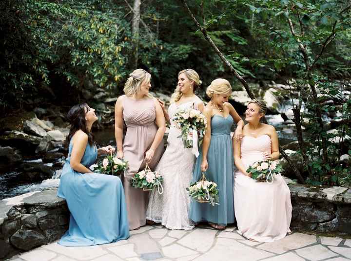 Bridesmaid Dresses to go with Mauve Wedding Dress