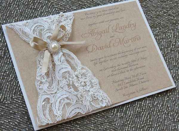 DIY Invitations - Rustic Theme