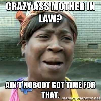 Well we had that meeting with the FIL's this weekend, FMIL lost it... UPDATE!