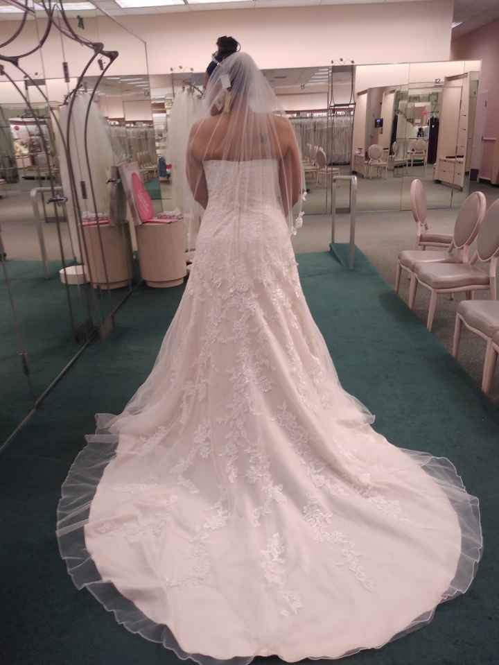 My dress... ivory/champagne