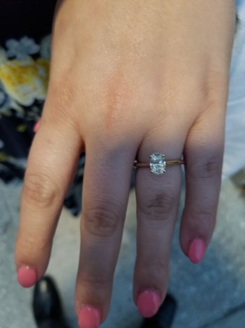 Oval Engagement Ring Size 3