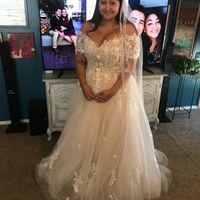 Wedding dress cleavage- help! - 1