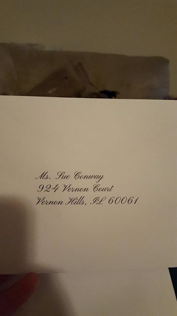 Addressing Invitations