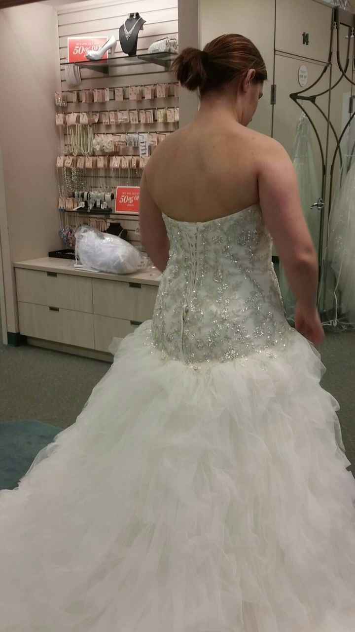 Said YES TO THE DRESS!