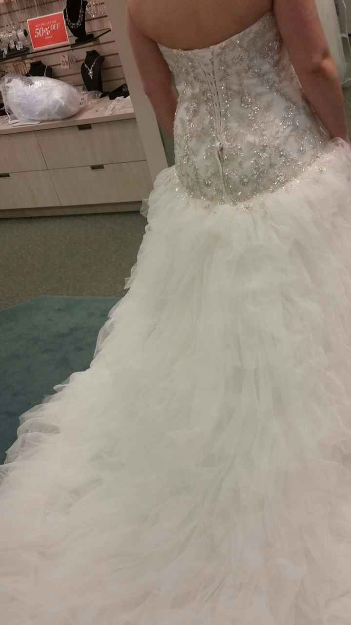 Said YES TO THE DRESS!