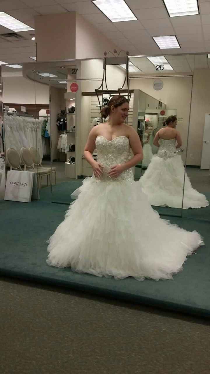 Said YES TO THE DRESS!