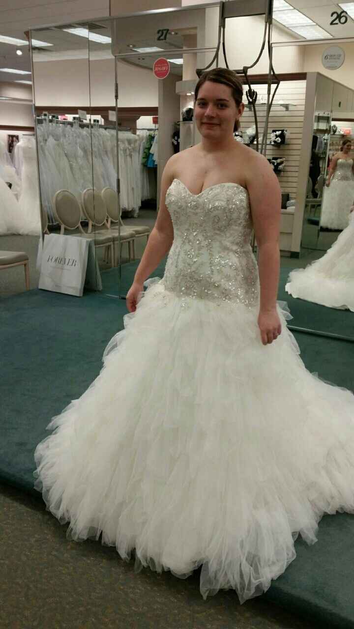 Said YES TO THE DRESS!