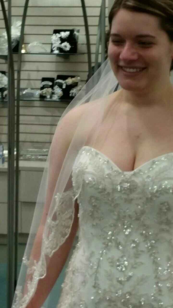 Said YES TO THE DRESS!