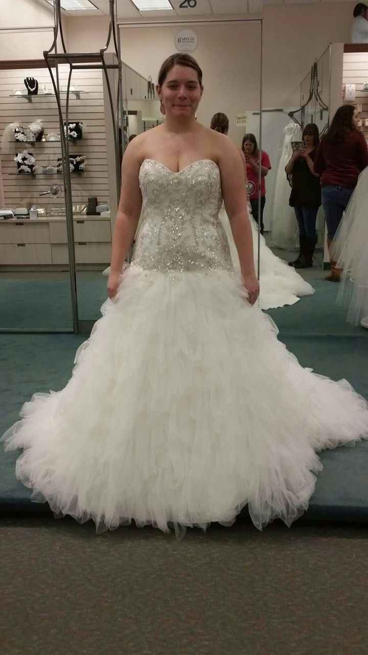 Said YES TO THE DRESS!