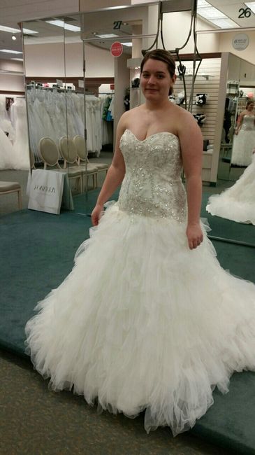 Said YES TO THE DRESS!