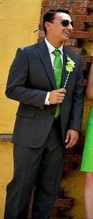 Look Book for Groom - Grey & Pink?  Grey & Green?