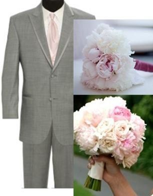 Look Book for Groom - Grey & Pink?  Grey & Green?