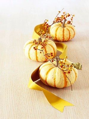 Centerpieces for a Fall wedding