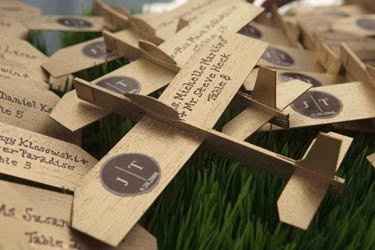 Airplane Themed Wedding