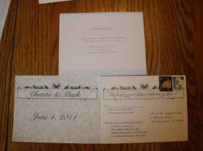 Invitations are out!! Pics :)