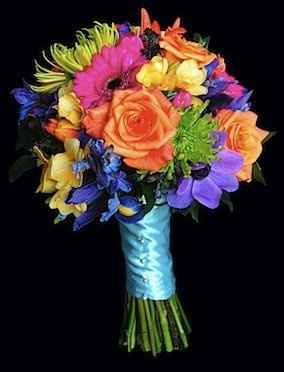 Need ideas for multi colored wedding