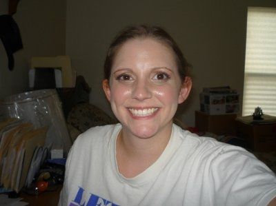 went in for lipstuff and came out all made up!
