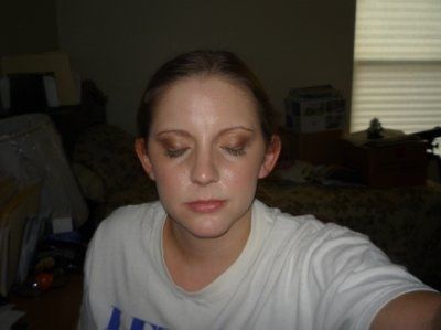went in for lipstuff and came out all made up!