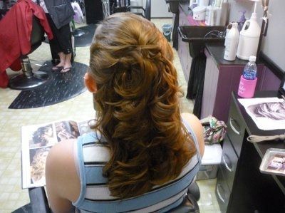 Anyone wearing/wore their hair down??