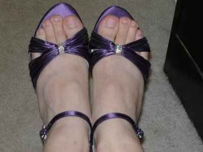 shower, MU trial, shoes and cupcake tower pics