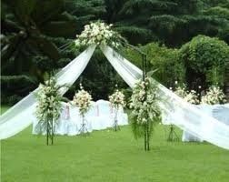 Lawn wedding