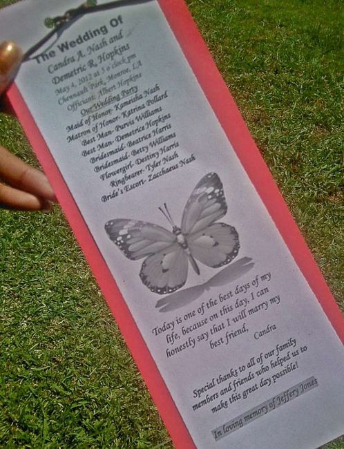 Wedding Programs DIY
