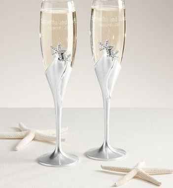 Show me your wedding flutes!