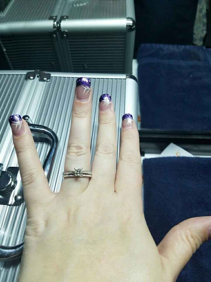 Will you please show me your wedding band if you have a solitaire?