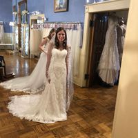 Adding straps to strapless dress - 1