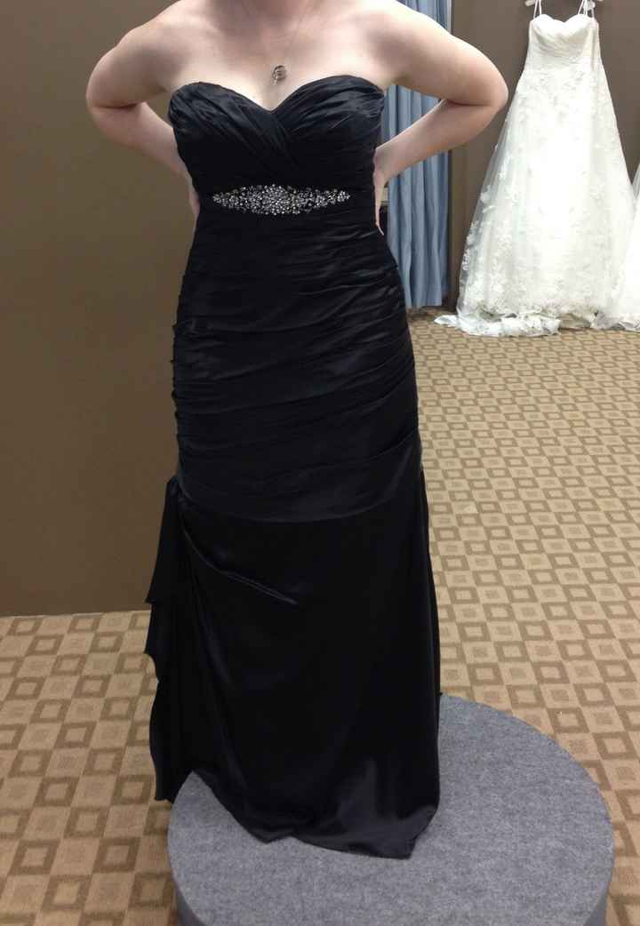 Anti-traditional wedding, but is a black dress going too far?