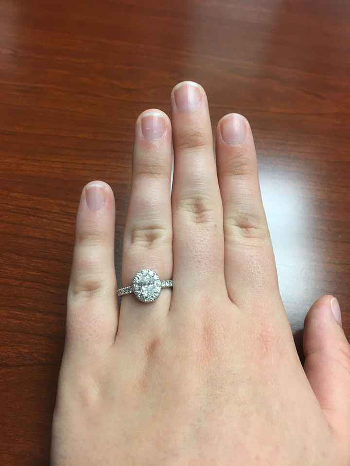 Engagement Picture Nails - 1